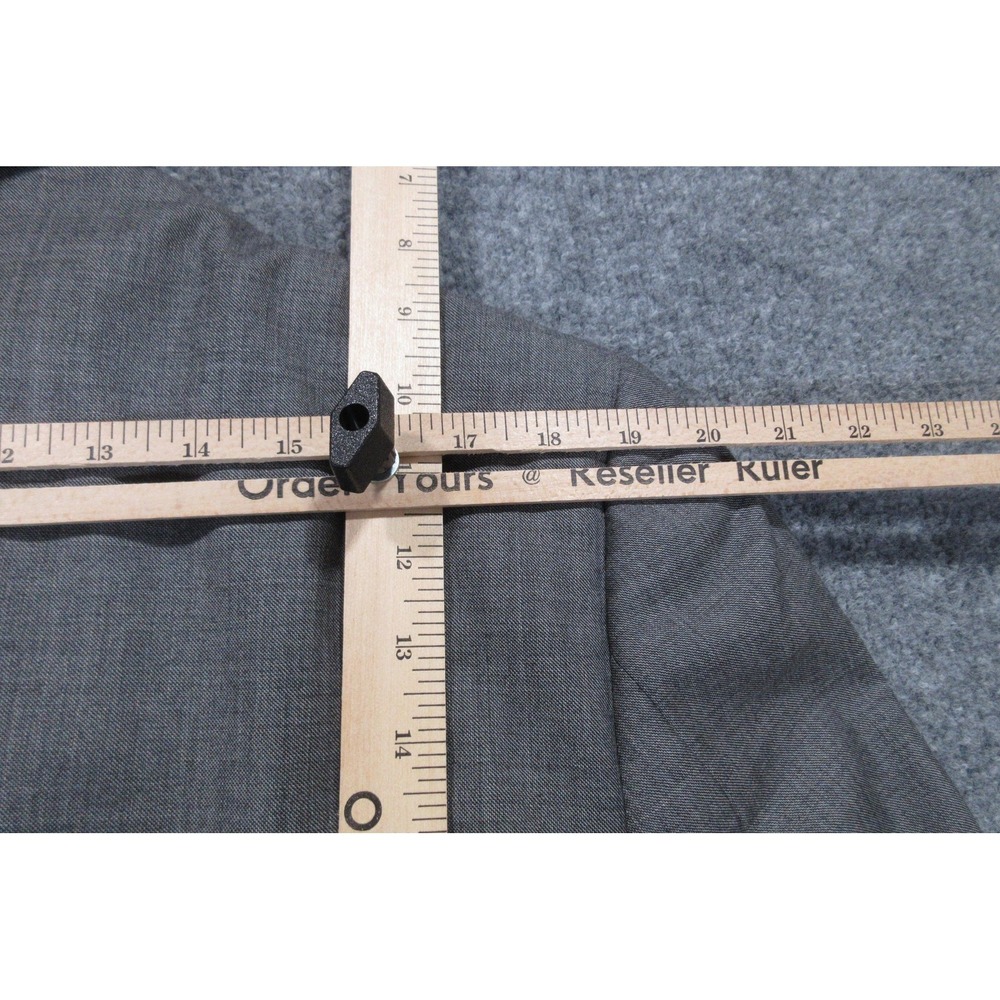 Ermenegildo Zegna Blazer Mens 56 Gray Wool Three Button Lined Suit Jacket US 46R - Picture 13 of 13